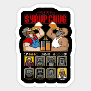 Super Lumberjack Syrup Chug Sticker